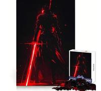 Red-Glowing Warrior Teenagers 1000 Piece Jigsaw Puzzle Logic Boost Toy Indoor Fun Premium Edge Memorable Gift (38x52cm)