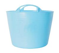 Red Gorilla 14L Small Flexible 2-Handled Recycled Tub in Sky Blue Weather Resistant Suitable for Animal Horse or Pet Food Storage and Preparation DIY Builders Gardening 3.5 Gallon