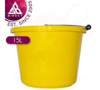 Red Gorilla 15L Premium Extra Strong, Recyclable Bucket with Metal Handle│InUK