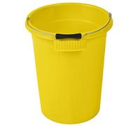 Red Gorilla 30 Litre Plasterers Mixing Bucket Bin with Handle in Yellow Reinforced Sides Durable Easy Grip Handles Weather Resistant Frost Proof Trade Construction DIY Rubble Container 45cm x 40cm