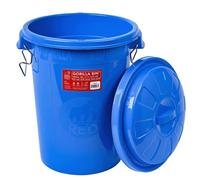 Red Gorilla 30 Litre Storage Bin with Clip Lid - Blue