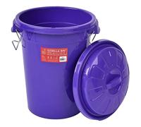 Red Gorilla 30 Litre Storage Bin with Clip Lid - Purple