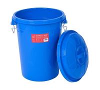 Red Gorilla 50 Litre Storage Bin with Clip Lid - Blue