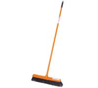 Red Gorilla 50Cm Wide Head Broom With Scraper - Anti-Clog, Wet & Dry Use