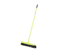 Red Gorilla 50Cm Wide Head Broom With Scraper - Anti-Clog, Wet & Dry Use