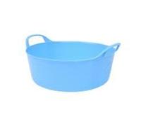 Red Gorilla 5L Mini Flexible 2-Handled Recycled Tub Weather Resistant Suitable for Animal Horse or Pet Food Storage and Preparation DIY Builders Gardening (Sky Blue)