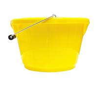 Red Gorilla Plas Feed Bucket for Horses Yellow - 10 Litres