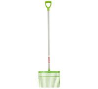 Red Gorilla Bedding Fork with D Handle Pistachio Lightweight For Stable Bedding Mucking Out Pitchfork for Hay and Garden Compost 157cm Long