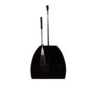 Red Gorilla Big Tidee with Long Metal Rake - Black