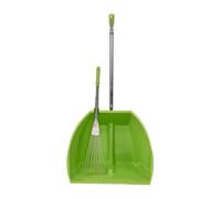 Tidee Red Gorilla Pistachio 80cm Big with Long Metal Rake Horse Manure Shovel Scoop Multi Purpose Large Lightweight Dustpan for Paddock Stable Horsebox Equestrian or Garden Waste Leaf Rake
