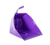 Red Gorilla Official Big TIDEE Large Scoop Pan in Purple with Short Handle Wide Deep Dustpan for Garden Stable Home or Building Site