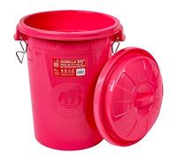 Gorilla Bin™ 30L Bin with Clip Lid Pink