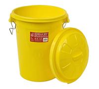 Gorilla Bin™ 30L Bin with Clip Lid Yellow