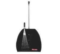Red Gorilla Black 80cm Big TIDEE with Short Metal Rake Horse Manure Shovel Scoop Multi Purpose Large Lightweight Dustpan for Paddock Stable Horsebox Equestrian or Garden Waste Leaf Rake