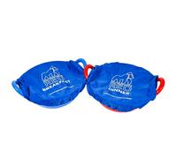 Red Gorilla Breakfast and Dinner Bucket Covers - Blue