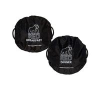 Red Gorilla Breakfast/Dinner Tub Bucket Covers - Black - Size: Medium