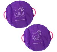 Red Gorilla Breakfast/Dinner Tub Bucket Covers - Purple - Size: Medium
