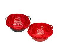 Red Gorilla Breakfast/Dinner Tub Bucket Covers - Red - Size: Medium