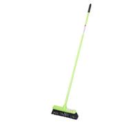 Red Gorilla Broom Long Handled Sweeping Brush Hard Bristles 30cm Head Weather Resistant for Indoors Outdoors Yard 1.57m Long (Pistachio)