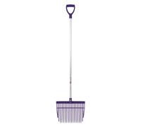 Red Gorilla D Handle Bedding Fork - Purple
