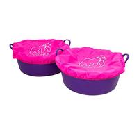 Red Gorilla Breakfast/Dinner Tub Bucket Covers - Pink - Size: Medium