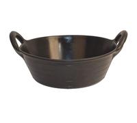 Red Gorilla Flexible Rubber Type Medium Shallow Tub Utility Feed Skip Wide Design Multi Purpose Easy Clean for Animal Feeding Garden Stable Building Site Eco Friendly Produced in UK 20 Litre Capacity