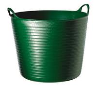 Red Gorilla Medium Flexible Tubs - Green - 26 litre