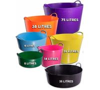 Red Gorilla Flexible Tubtrug & Shallow Tubtrug - All Colours and Sizes