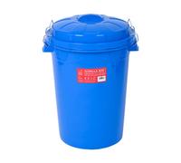 Red Gorilla Bin with Clip Lid - 50L - Blue
