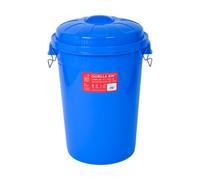 Red Gorilla - Gorilla Bin™ 80L With Clip Lid - Heavy-Duty Plastic Storage Bin - Stackable, Weather-Resistant, Secure-Locking Lid