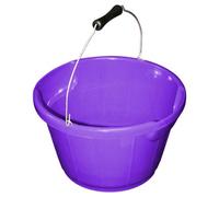 Red Gorilla Gorilla Plas B4 Shallow Bucket - 10L Durable Feed & Utility Bucket - Recycled Polymer, Uv & Frost Resistant
