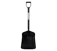Red Gorilla - Gorilla Shovel - Lightweight Heavy-Duty Poly Shovel With D Handle - Uv-Resistant, Non-Sparking - Black