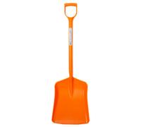 Red Gorilla - Gorilla Shovel - Lightweight Heavy-Duty Poly Shovel With D Handle - Uv-Resistant, Non-Sparking - Orange