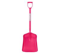 Red Gorilla - Gorilla Shovel - Lightweight Heavy-Duty Poly Shovel With D Handle - Uv-Resistant, Non-Sparking - Pink