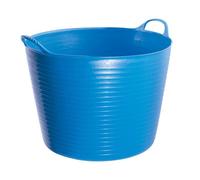 Red Gorilla - Gorilla Tub Large 38L - Flexible Heavy-Duty Ldpe Utility Tub For Diy, Building & Site Work - Blue