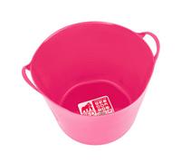 Red Gorilla - Gorilla Tub Large 38L - Flexible Heavy-Duty Ldpe Utility Tub For Diy, Building & Site Work - Pink