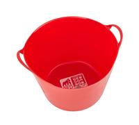 Red Gorilla - Gorilla Tub Large 38L - Flexible Heavy-Duty Ldpe Utility Tub For Diy, Building & Site Work - Red