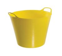Red Gorilla - Gorilla Tub Medium 26L - Flexible Heavy-Duty Ldpe Utility Tub For Diy, Building & Home Projects - Yellow