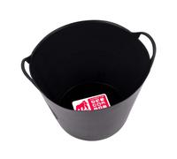 Red Gorilla - Gorilla Tub Medium 26L - Flexible Heavy-Duty Ldpe Utility Tub For Diy, Building & Home Projects - Black