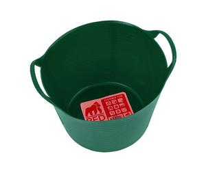 Red Gorilla - Gorilla Tub Small 14L - Flexible Heavy-Duty Ldpe Utility Tub For Diy, Building & Home Projects - Green