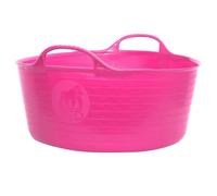 Red Gorilla - Gorilla Tub Small Shallow 15L - Flexible Heavy-Duty Ldpe Utility Tub For Diy, Building & Home Projects - Pink