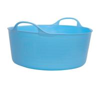 Red Gorilla - Gorilla Tub Small Shallow 15L - Flexible Heavy-Duty Ldpe Utility Tub For Diy, Building & Home Projects - Sky Blue