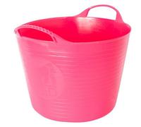 Red Gorilla Gorilla Tubs Small 14L Flexible Utility Tub - Food Grade & Weather-Resistant - Pink
