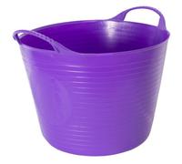 Red Gorilla Gorilla Tubs Small 14L Flexible Utility Tub - Food Grade & Weather-Resistant - Purple