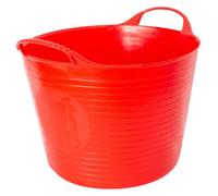 Red Gorilla Gorilla Tubs Small 14L Flexible Utility Tub - Food Grade & Weather-Resistant - Red