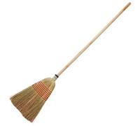 Red Gorilla Large Natural Corn Broom Wooden Handle Traditional Dry Surface 155.5Cm