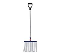 Red Gorilla Short D Handle Rubber Mat Fork - Blue