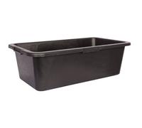 Red Gorilla Multi Tub Rectangular 40L - Heavy-Duty Plastic Shallow Utility Tub For Gardening, Pet Care, Tool Storage & Outdoor Use