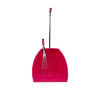 Red Gorilla Faulks Tubtrugs Big Tidee - Extra Large Poop Scoop Muck Skip With Rake - Pink