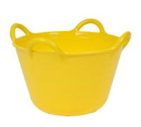 Red Gorilla Plas C3 Power Tub With 4 Handles Heavy Duty Polymer 37 Litre, Yellow